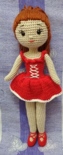 кукла балерина, вязание крючком,ручная работа,подарок детям