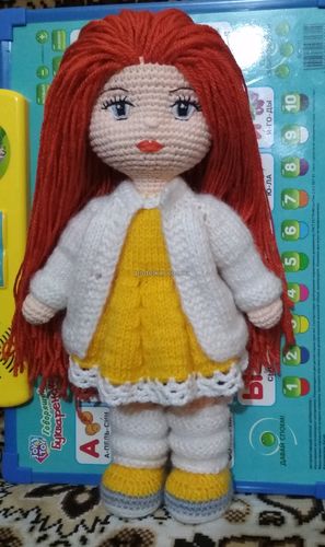 вязание крючком, игрушка ,кукла,ручная работа